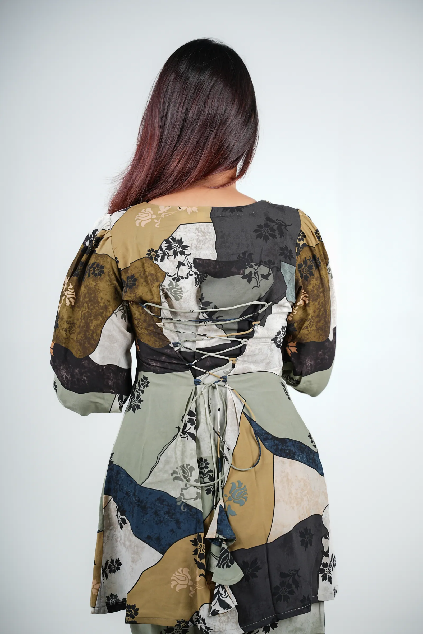Alina - Printed Georgette Co-ord Set