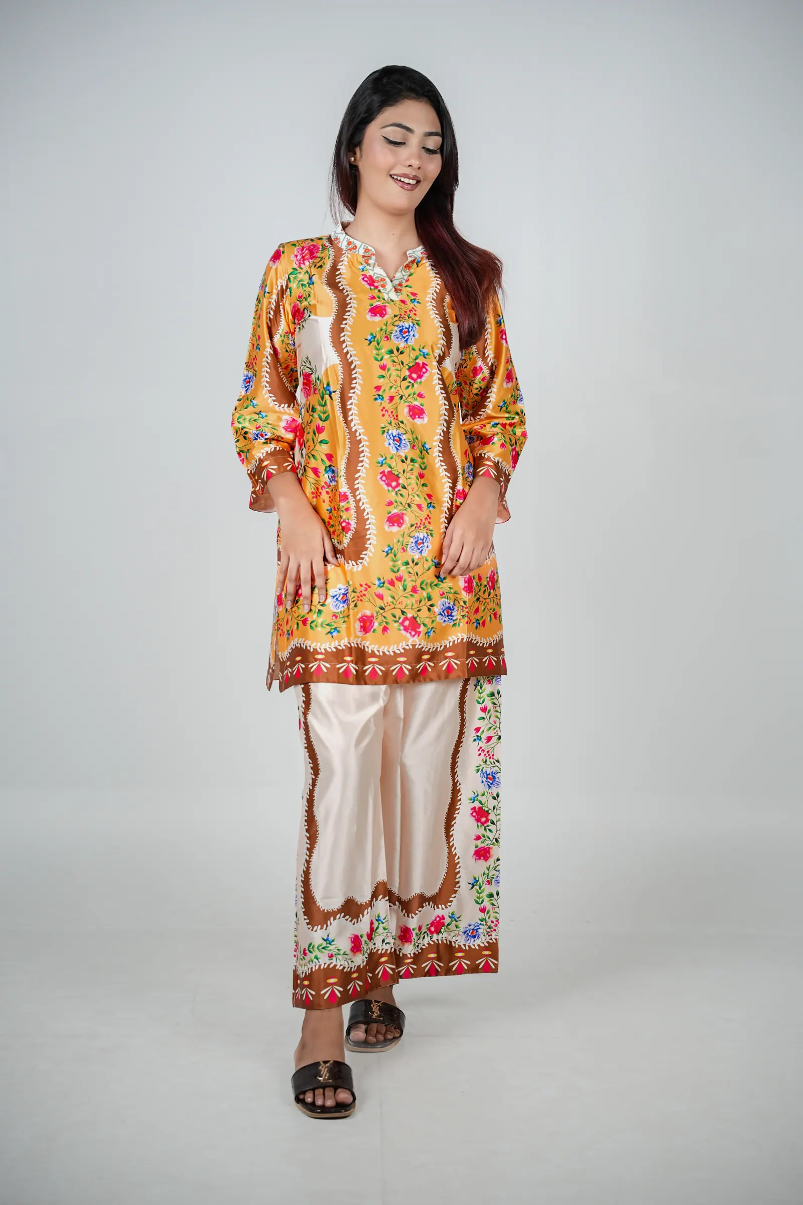 Anaya - Printed Samu Silk Co-ord Set