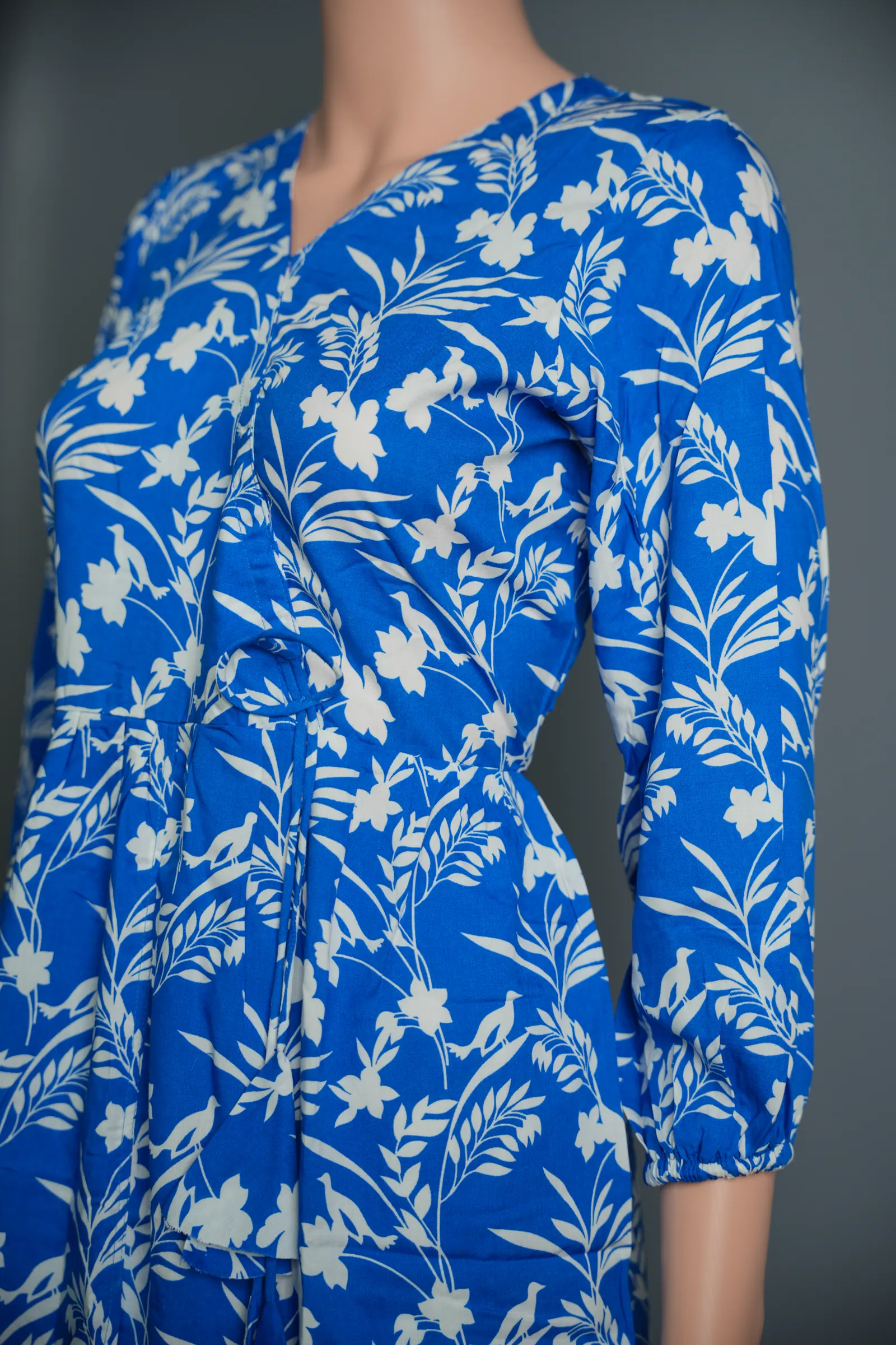 Liana - Printed Linen Top & Chikan Pant