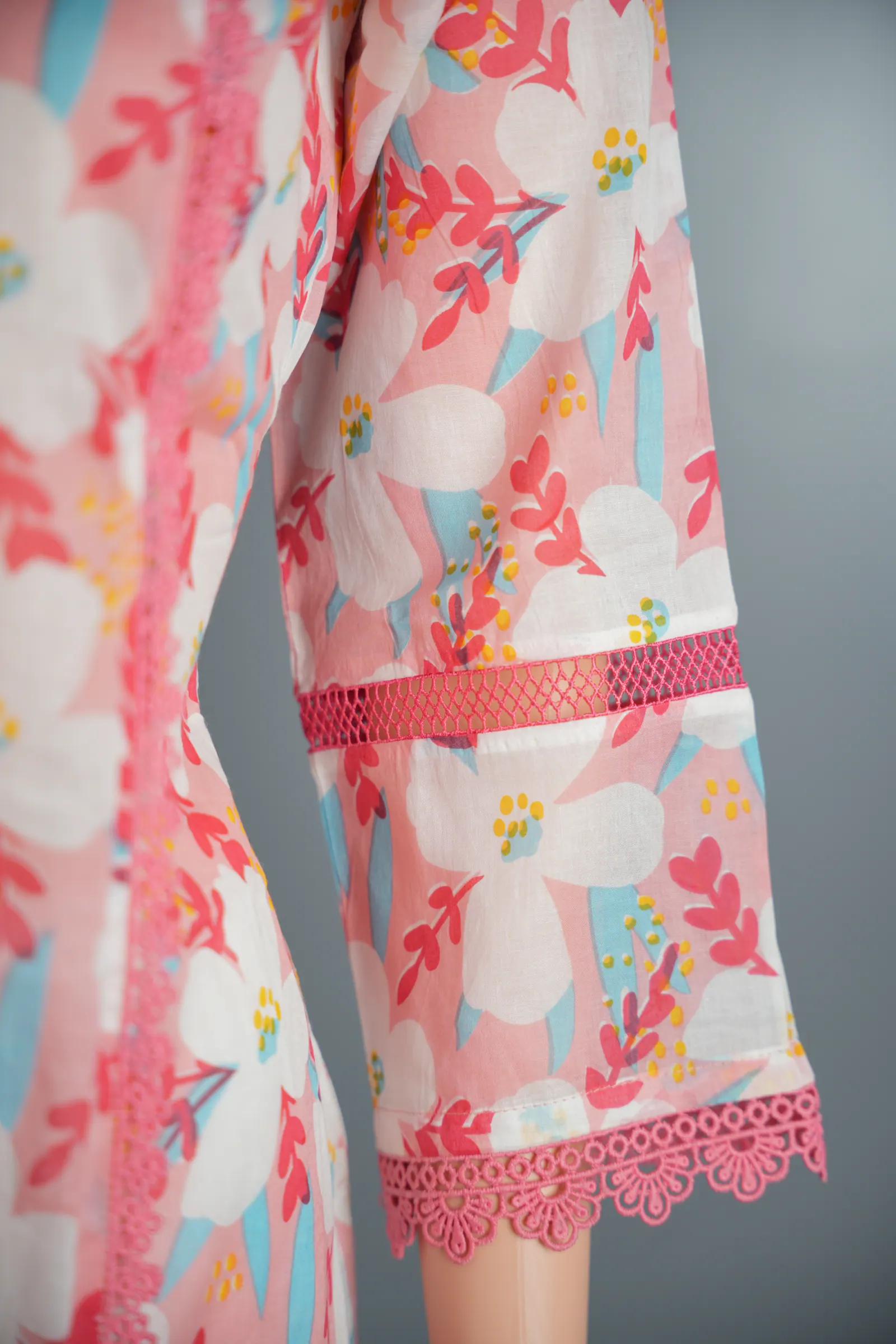 Sadia - Cotton Kameez & Chikan Pant