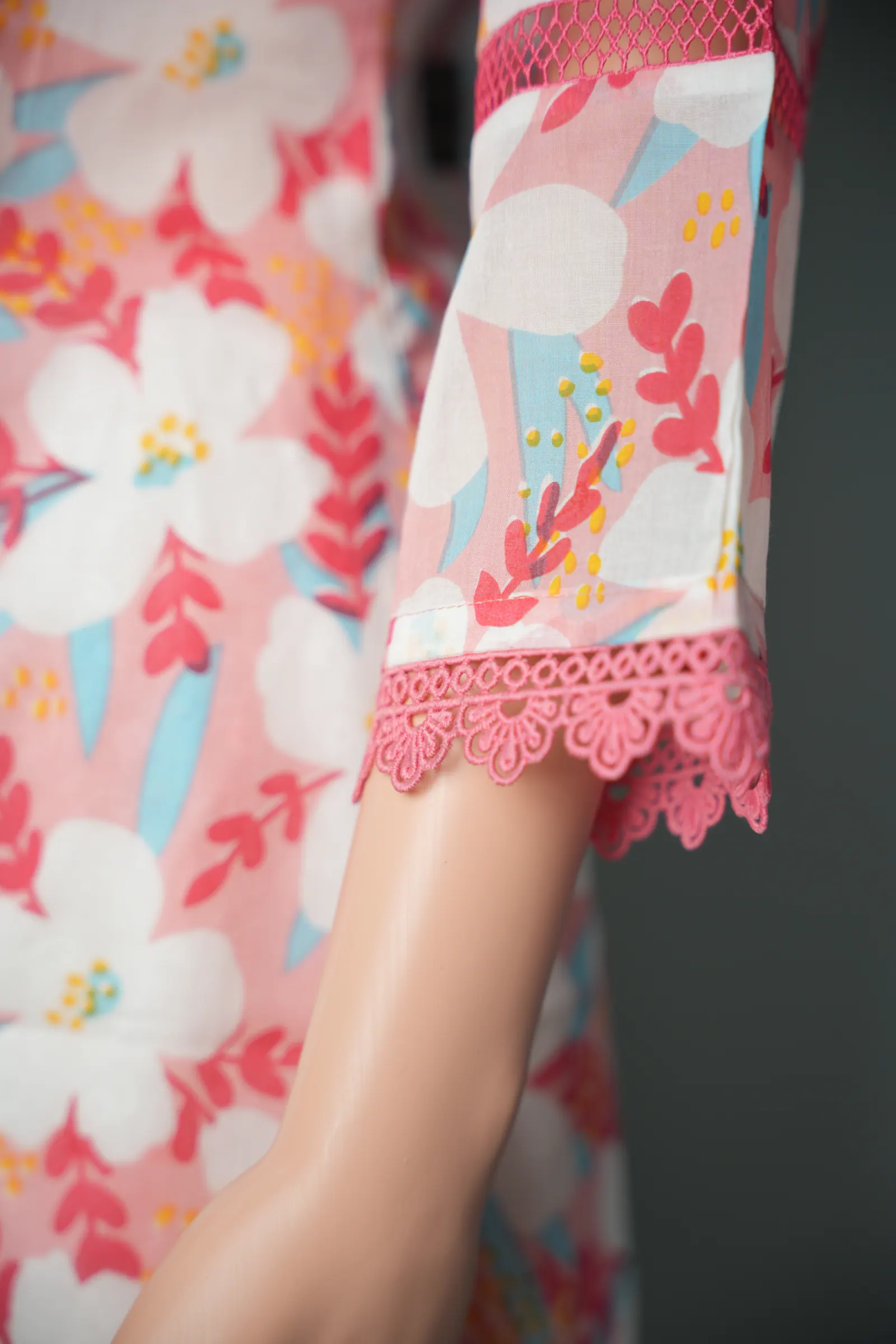 Sadia - Cotton Kameez & Chikan Pant