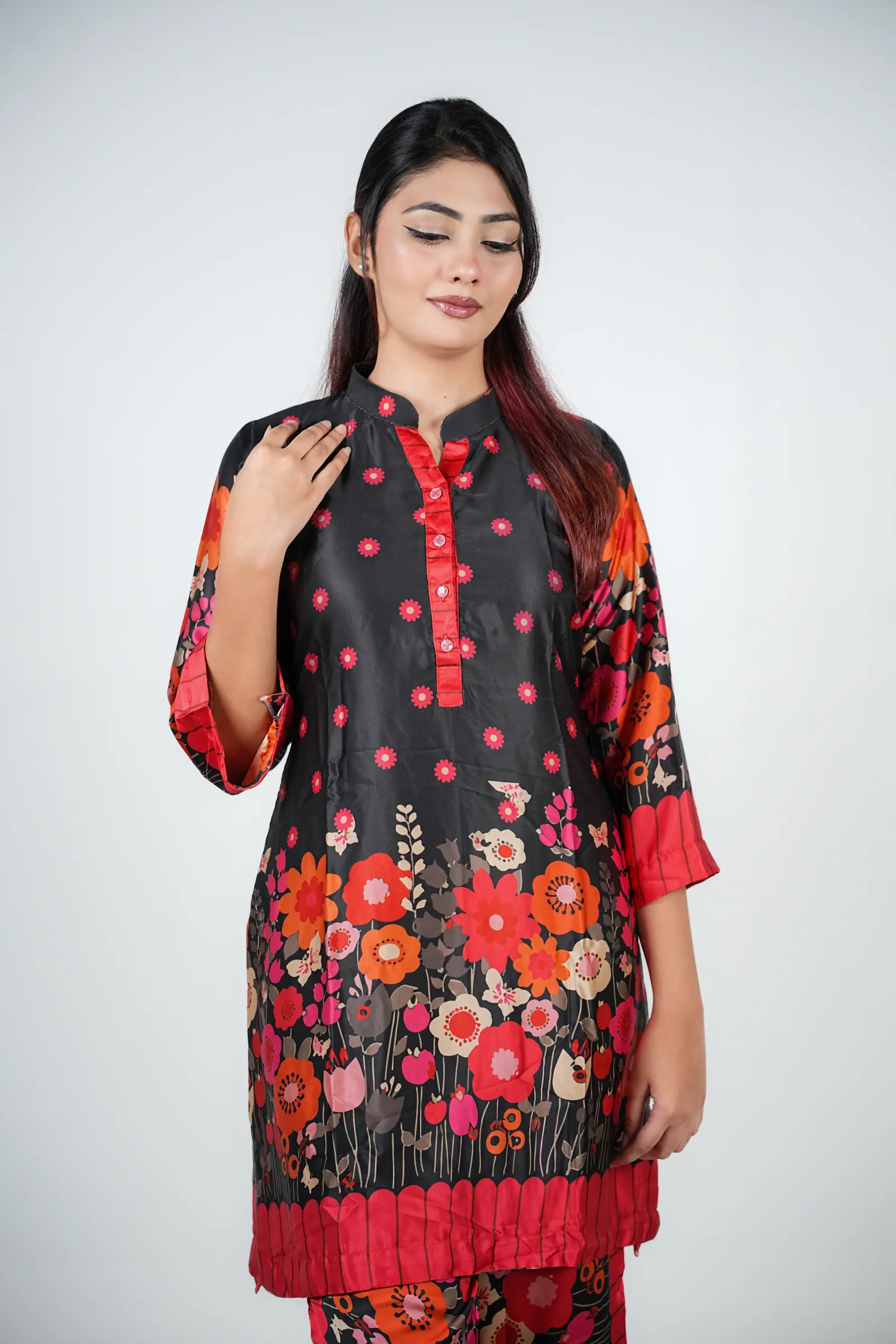 Samira - Printed Samu Silk Co-ord Set