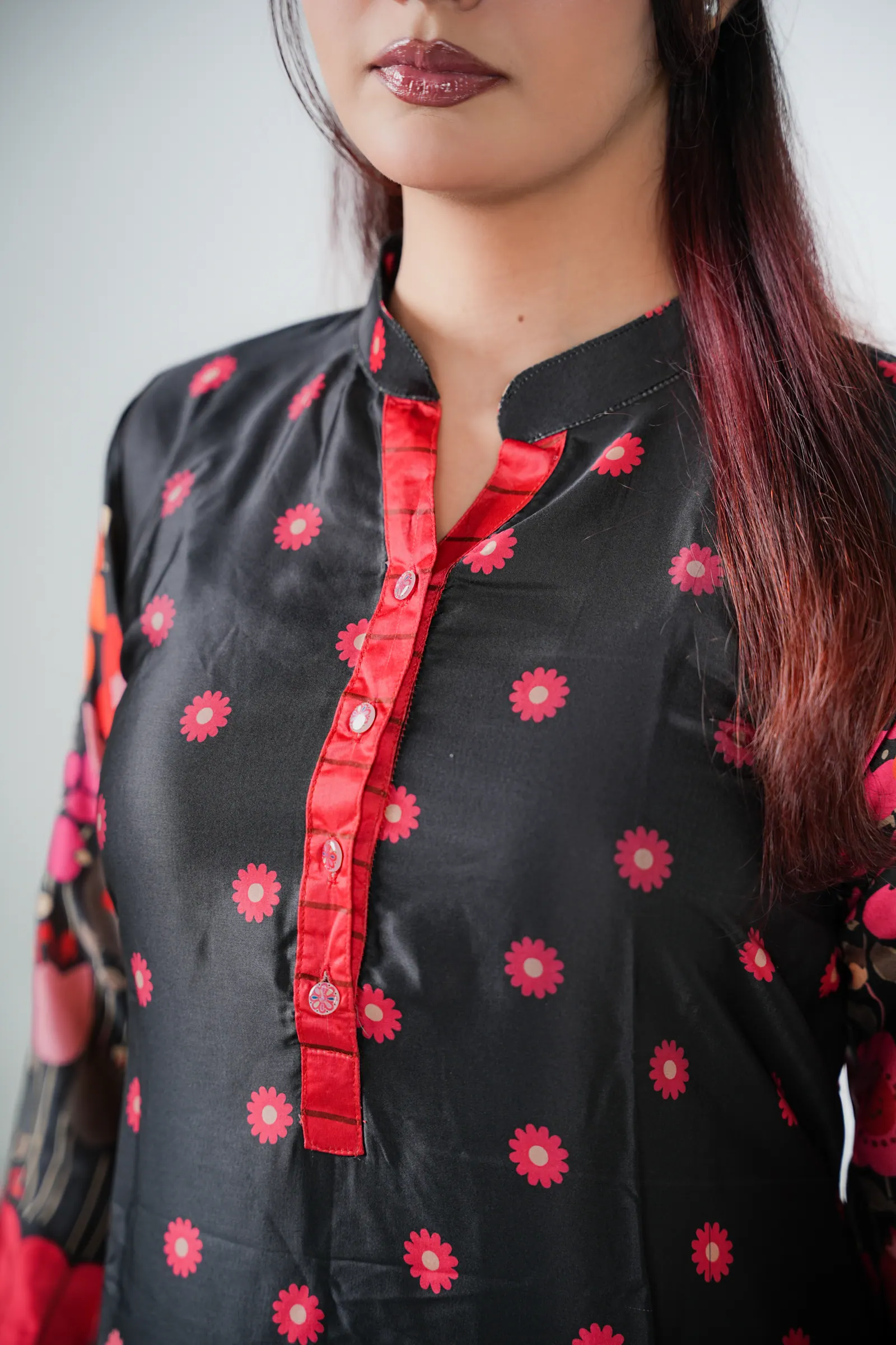 Samira - Printed Samu Silk Co-ord Set